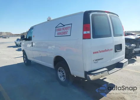 2019 Chevrolet Express 2500 Work Van from USA, damaged, VIN 1GCWGAFG2K1366071